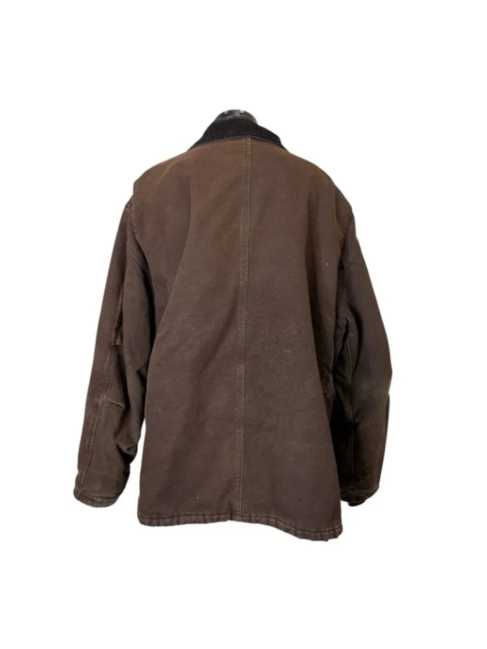 Carhartt C26 Quilt Lined Chore Coat XL Brown
